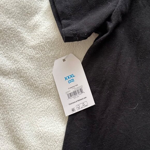 Rolling Stones Black T-Shirt Iconic Tongue Logo XXXL Unisex Short Sleeve Tee NWT - Picture 4 of 8